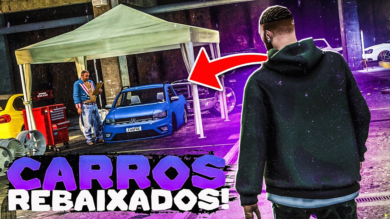 GTA V - VIDA REAL | FUI NO EVENTO DE CARRO COMPETIR COM A SAVEIRO !  #387
