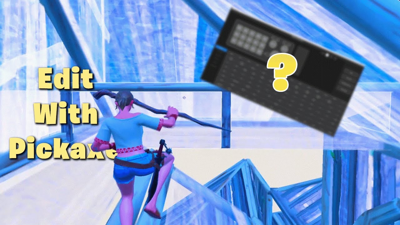 How To Edit With Your PICKAXE OUT! (*TUTORIAL* PC ONLY) 😍