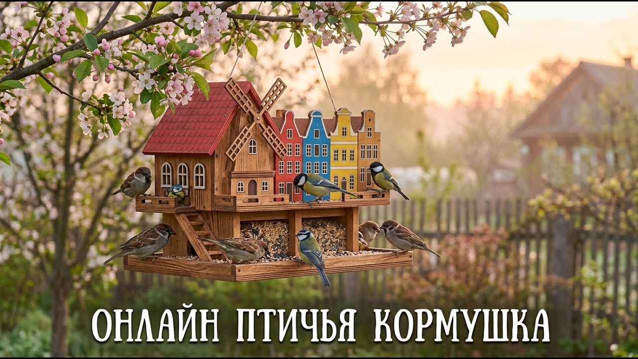 КОРМУШКА ДЛЯ ПТИЦ ОНЛАЙН | BIRD FEEDER ONLINE https://www.twitch.tv/birdfeederonline