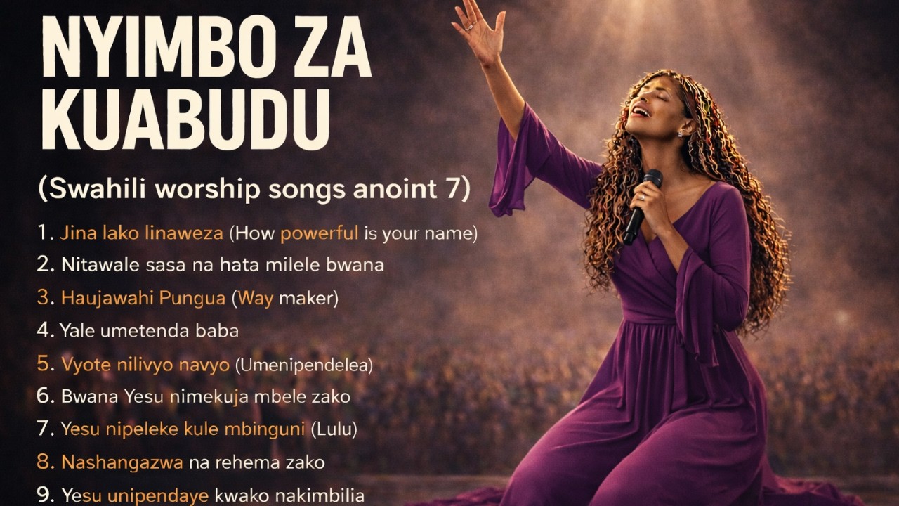 Nyimbo za Kuabudu | ANOINT 7 – Deep Swahili Worship & Praise Cover Songs | Anointed Worship