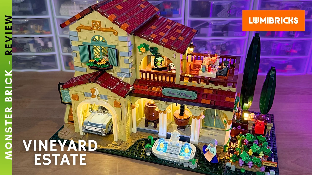 Review: Lumibricks VINEYARD ESTATE (2800 pieces) Farm Series L9086 Modular City