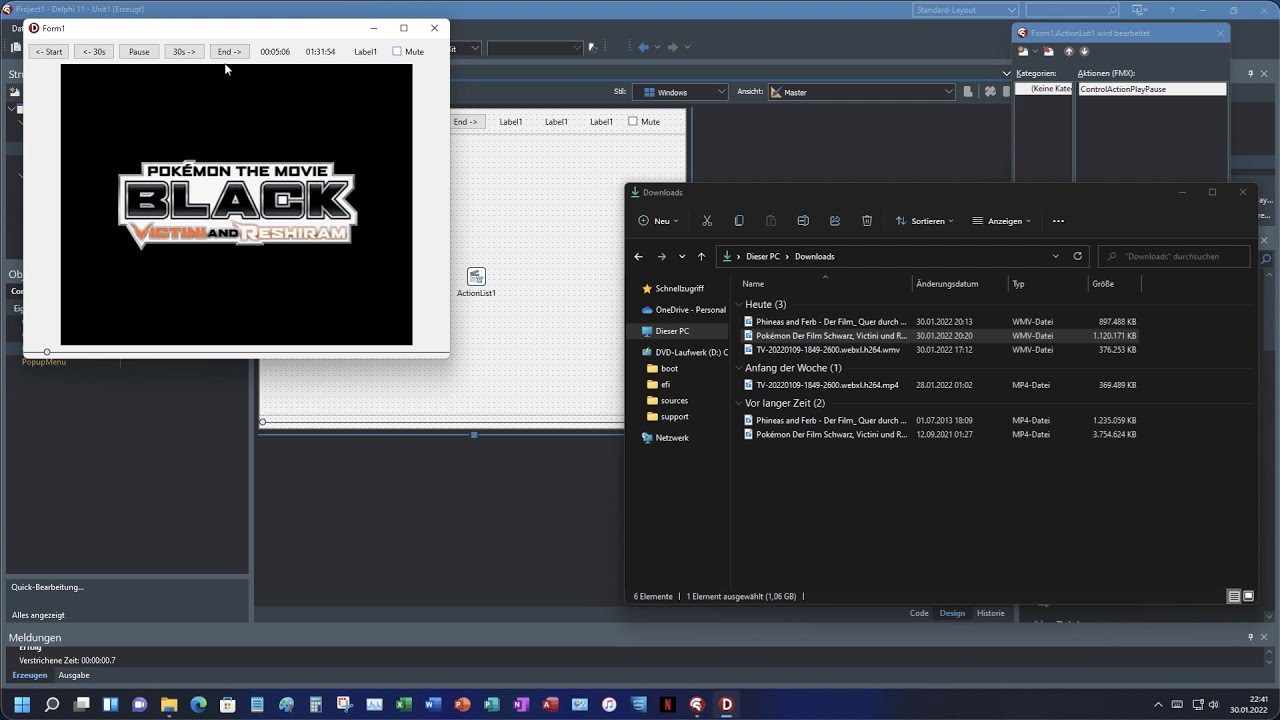Tutorial: TMediaPlayer in FireMonkey (Delphi DX 11 Alexandria) on Windows only