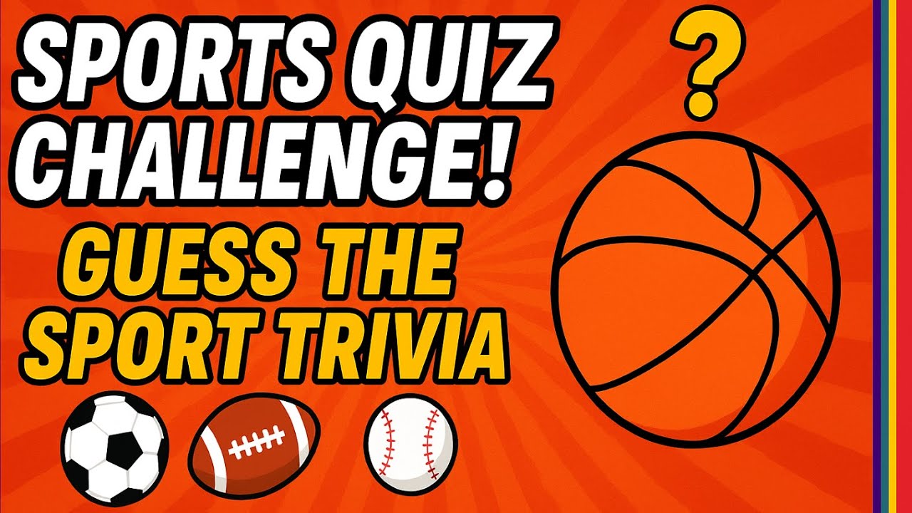 Sports Quiz Challenge!  🏀 Guess the Sport Trivia ⚽️ #cricketquiz #footballquiz #sportstrivia