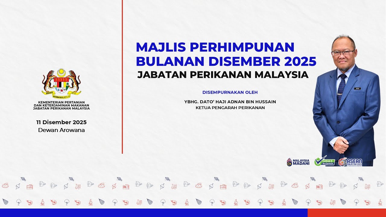 MAJLIS PERHIMPUNAN BULANAN DISEMBER 2025, JABATAN PERIKANAN MALAYSIA