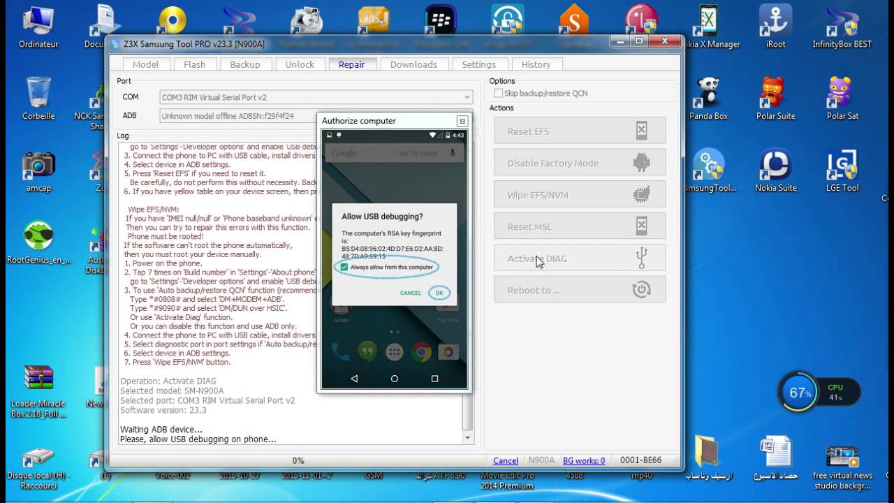 samsung galaxy note 3 n900a 5.0 unlock z3x