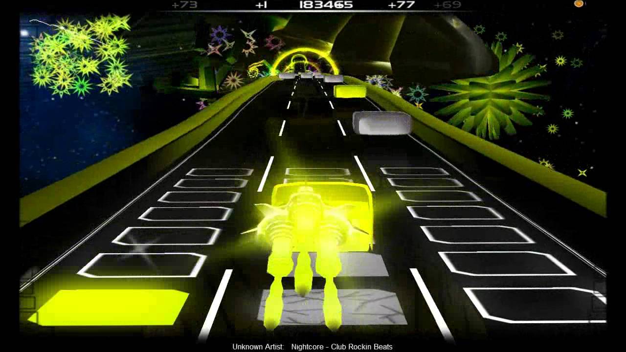 Audiosurf : Nightcore - Club Rockin Beats [ Serenity & Spyer Feat. Tevin ] (HD)