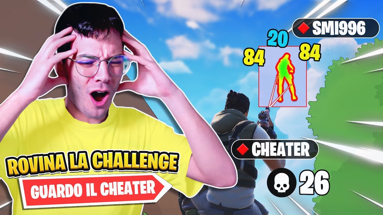 Un CHEATER Mi ROVINA Una Challenge di 6 ORE! #fortnite #fortniteita #smi_ii