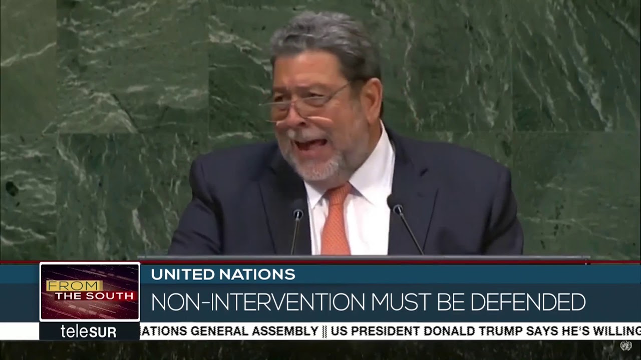 Raph Gonsalves Defends Principle of Non-Intervention
