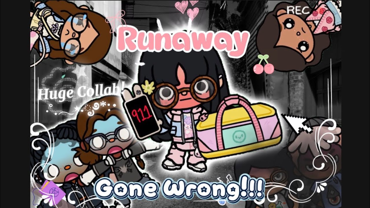 🌙Run Away… GONE WRONG 😭🚓 HUGE COLLAB!