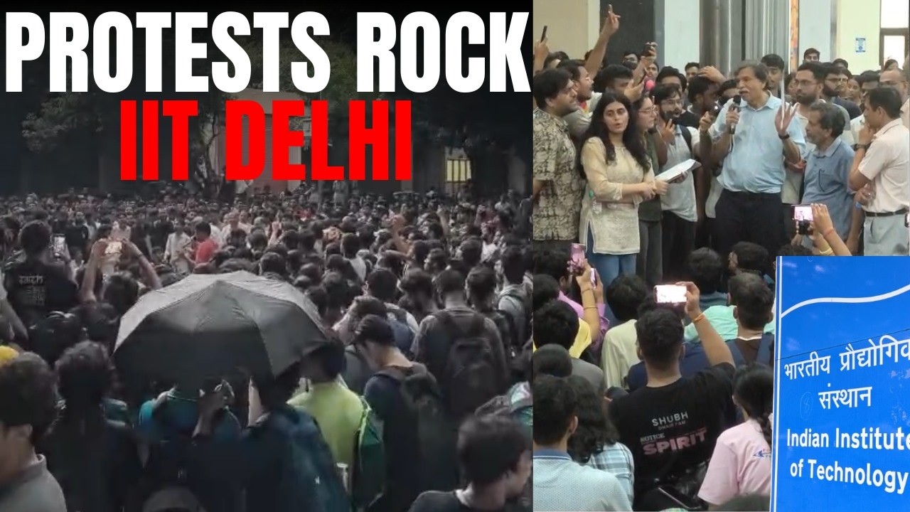 IIT Delhi охватил протест после смерти 31-летнего студента | Студенты ТРЕБУЮТ ЭТОГО...