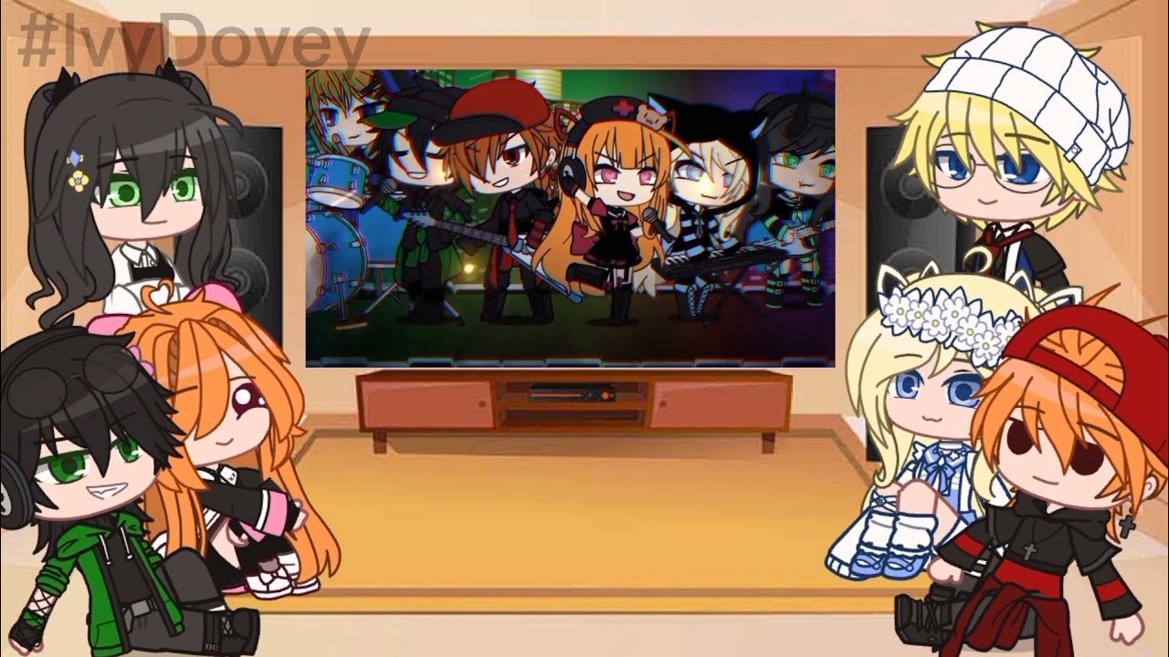 Ppg and Rrb reacts to Bad Romance Singing Battle - Ppg x Rrb Gacha Club Reaction (HaleStorm) Glmv