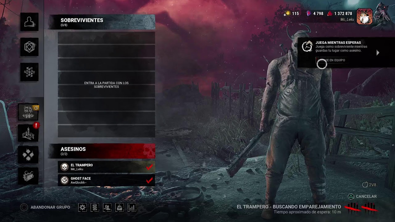 Dead by daylight 2vs8 pov killer/survivor