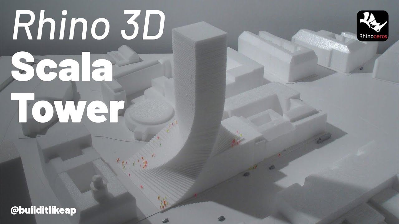 Modeling Scala Tower Rhino 3D: Architectural Modeling Tutorial