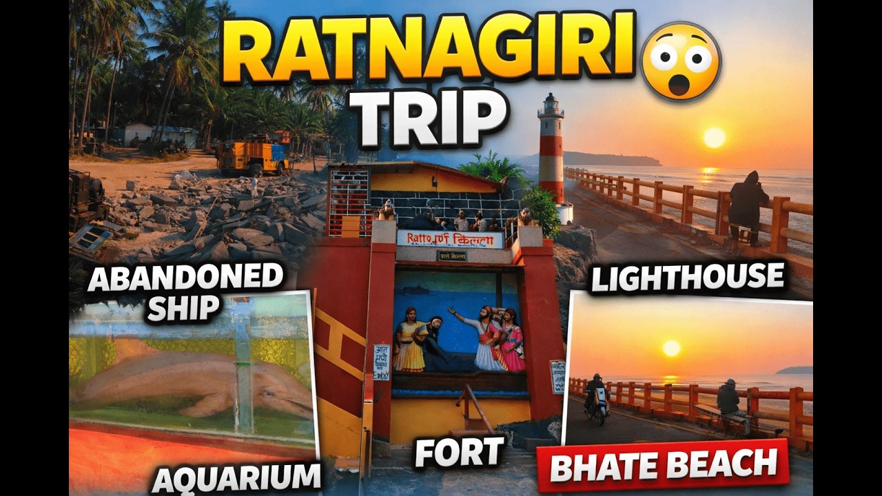 I bet you didnt know this before about Ratnagiri Ride Day2🏍️ abandoned ship, lighthouse, fort 