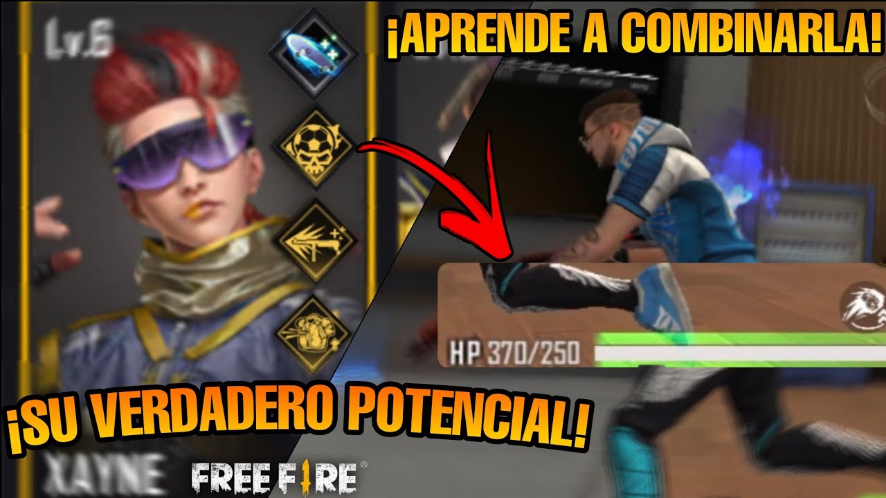 🔹 ¡EL VERDADERO POTENCIAL DE XAYNE! 🔹 // 🔺 ¡APRENDE A USARLA Y COMBINARLA! 🔺 // FREE FIRE 🔥