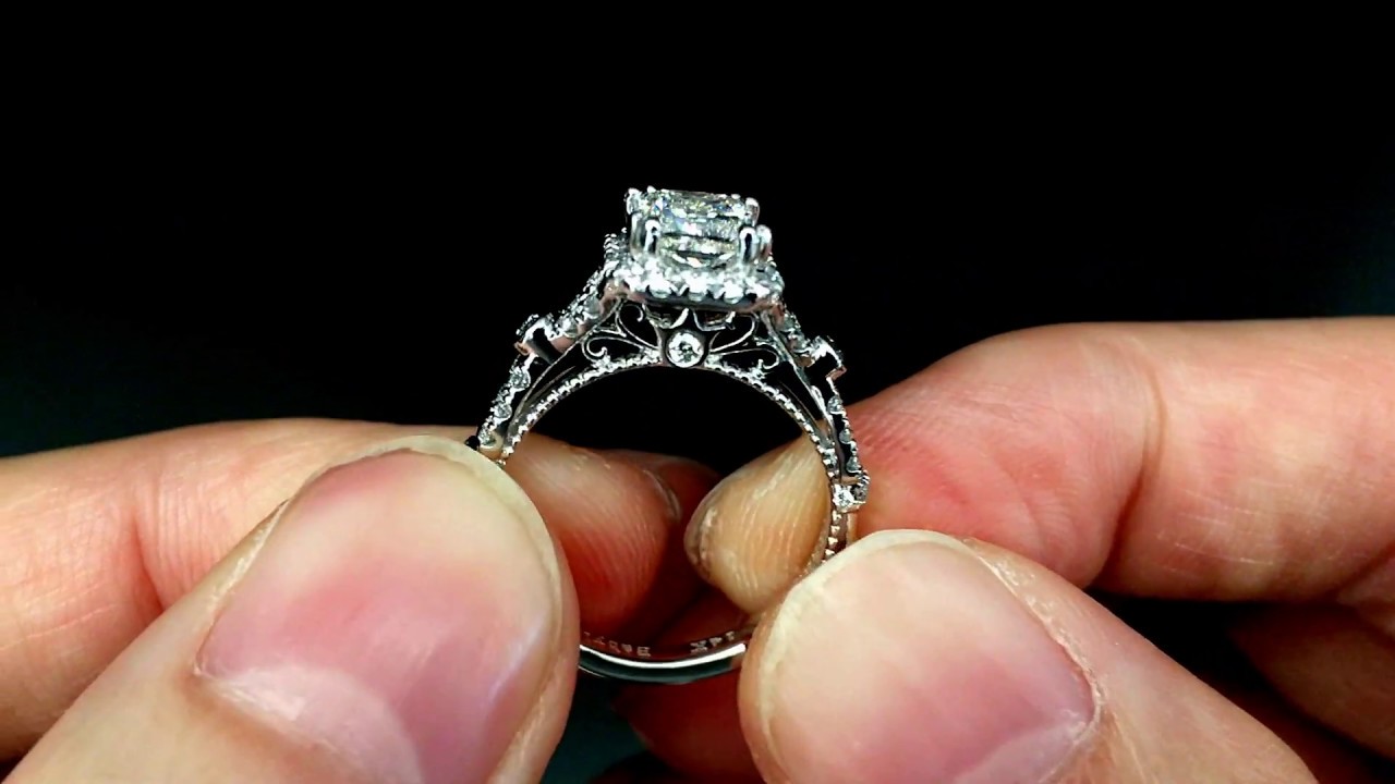 Verragio Parisian DL109P Halo Engagement Ring