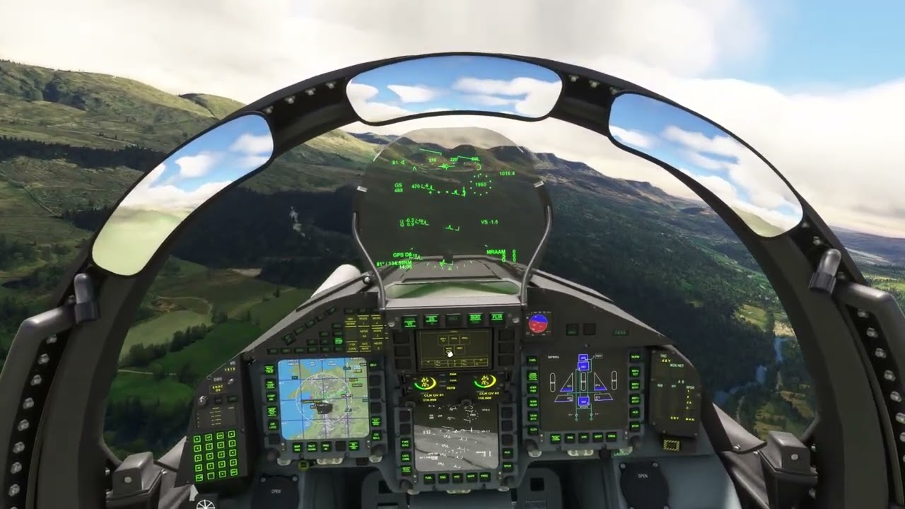 THREE TYPHOONS DO THE MACH LOOP | MSFS 2020
