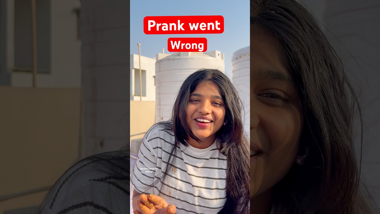 Prank Went Wrong 😂 | Prank on My Sister Went Wrong | Funny Prank Video #viral #prank #shorts