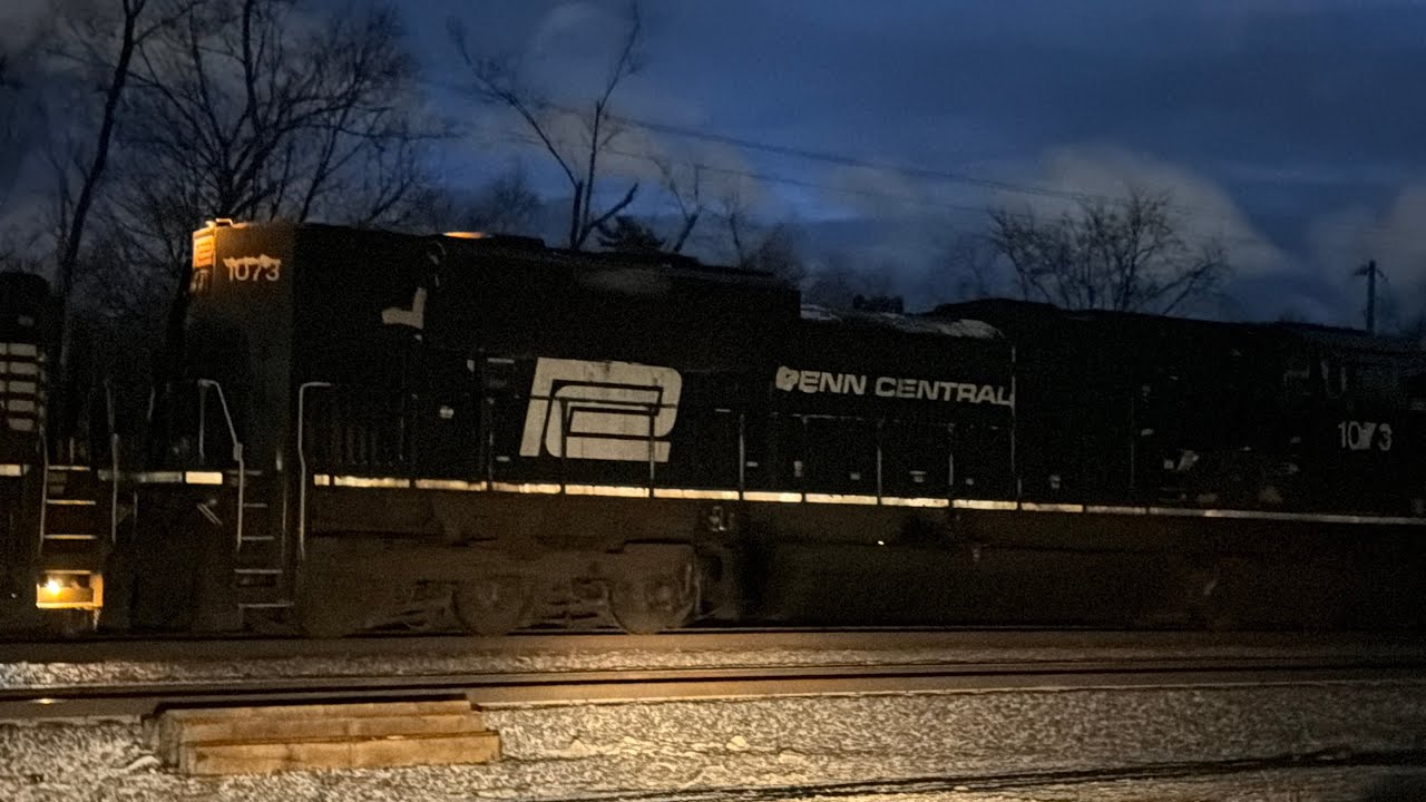 03/16/26 NS Manifest Train w/ NS 1063 (Penn Central) at Hague Ave in Columbus, OH