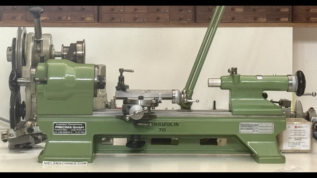 Schaublin 70 High Precision Lathe with Accessories