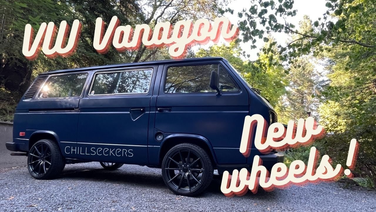 84 VW T3 Vanagon, longer rear wheel studs and wheels.