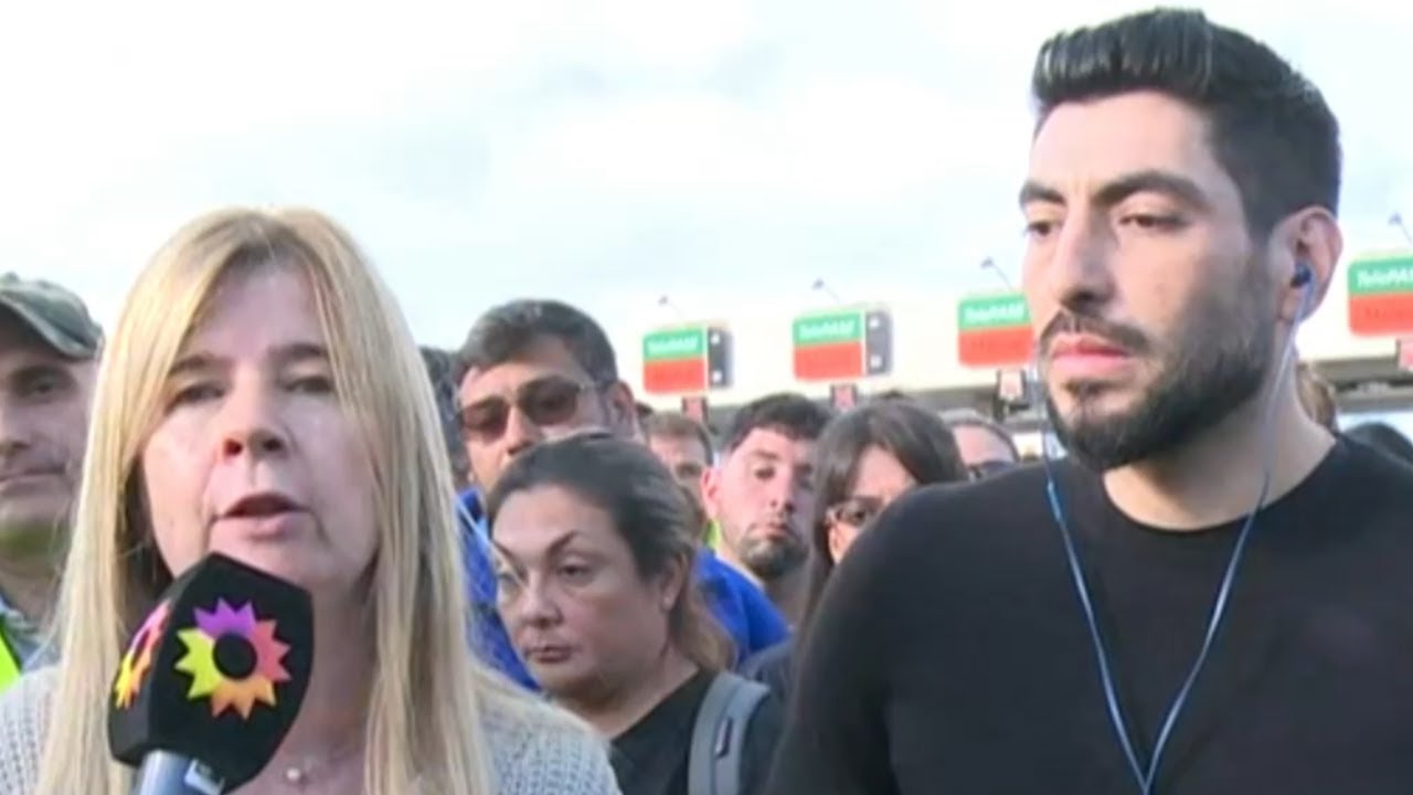 Facundo Moyano, en pleno bloqueo de los peajes: 