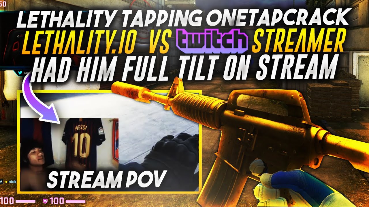 LETHALITY против TWITCH-СТРИМЕРА + RAGE | LETHALITY.IO | ЧИТЫ В CSGO PRIME | R2GLOBAL #37