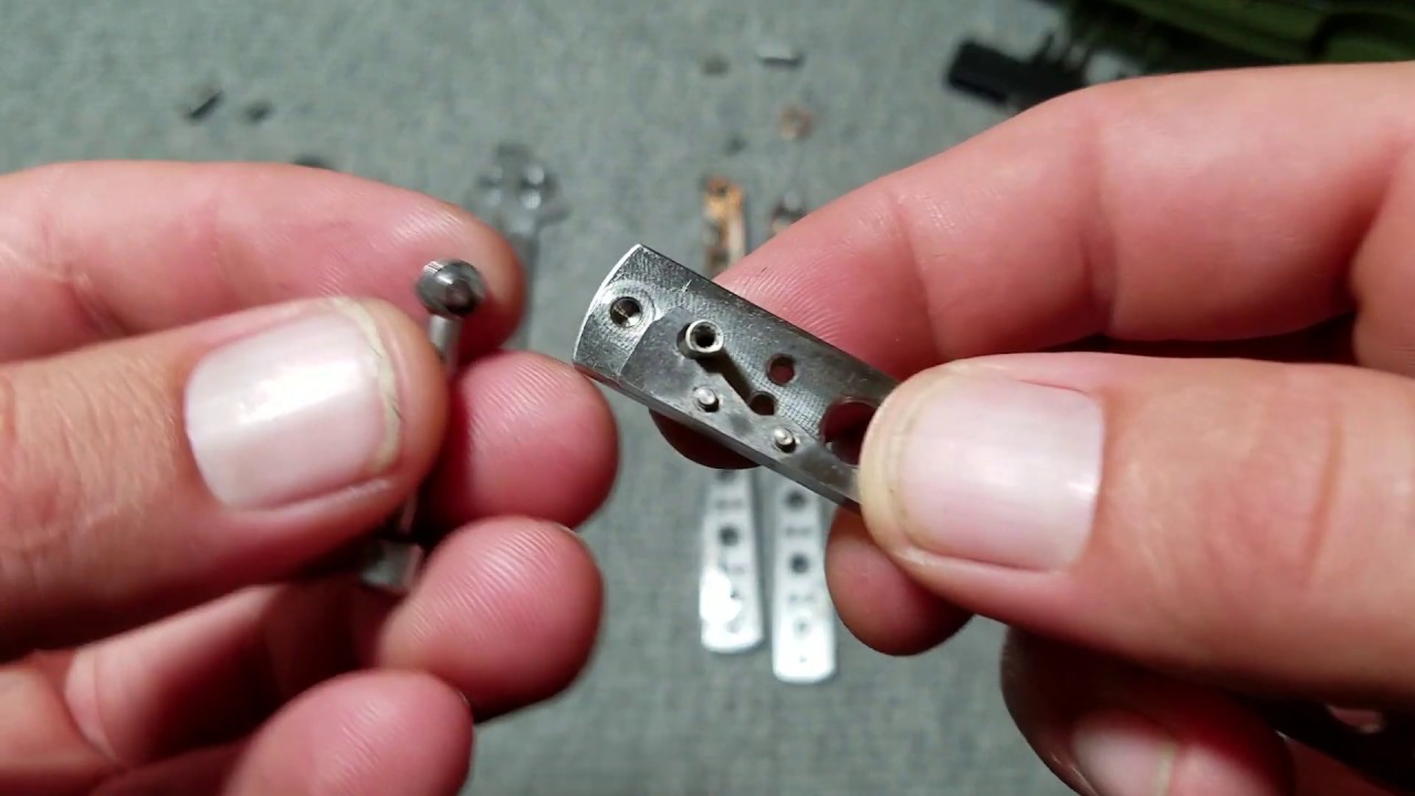 Benchmade 6X Balisong disassembly reassembly and tuning