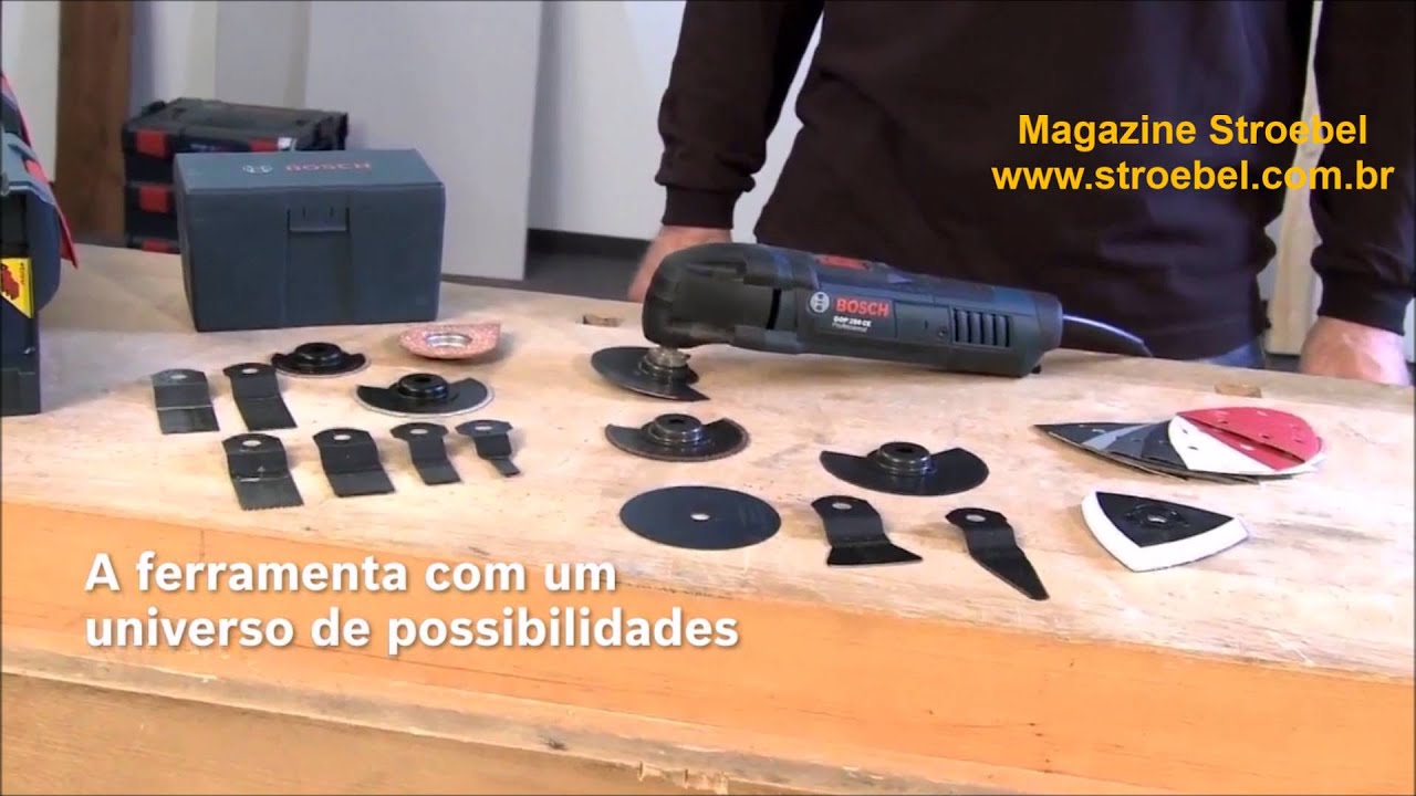 Ferramenta Multicortadora Bosch GOP250CE Profissional (Multi Cutter) - Corta, Lixa e Raspa