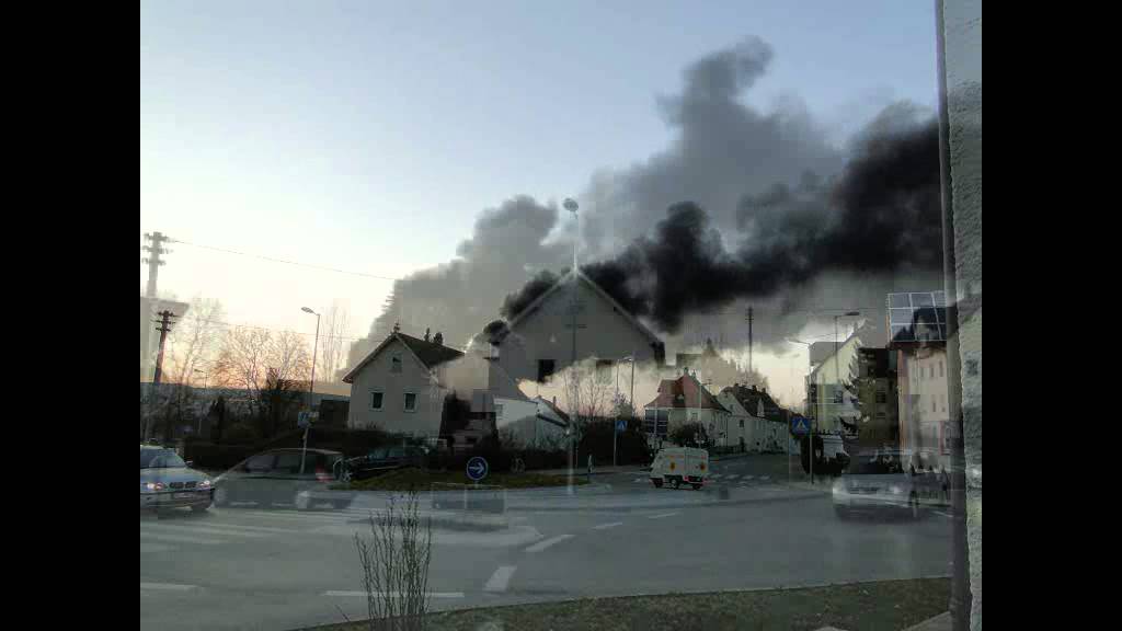 Styropor- Brand in Ehingen (Donau) am 16.3.2014 gegen 18:20