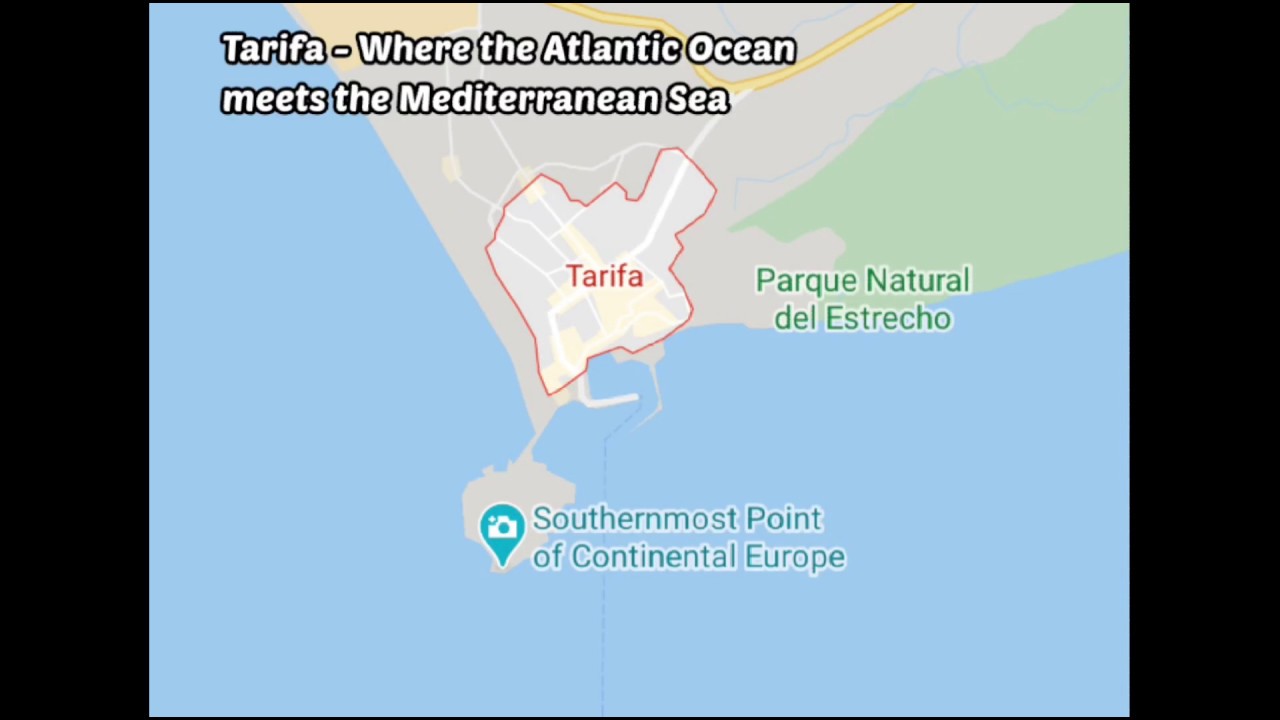 Tarifa - Between Atlantic Ocean and Mediterranean Sea