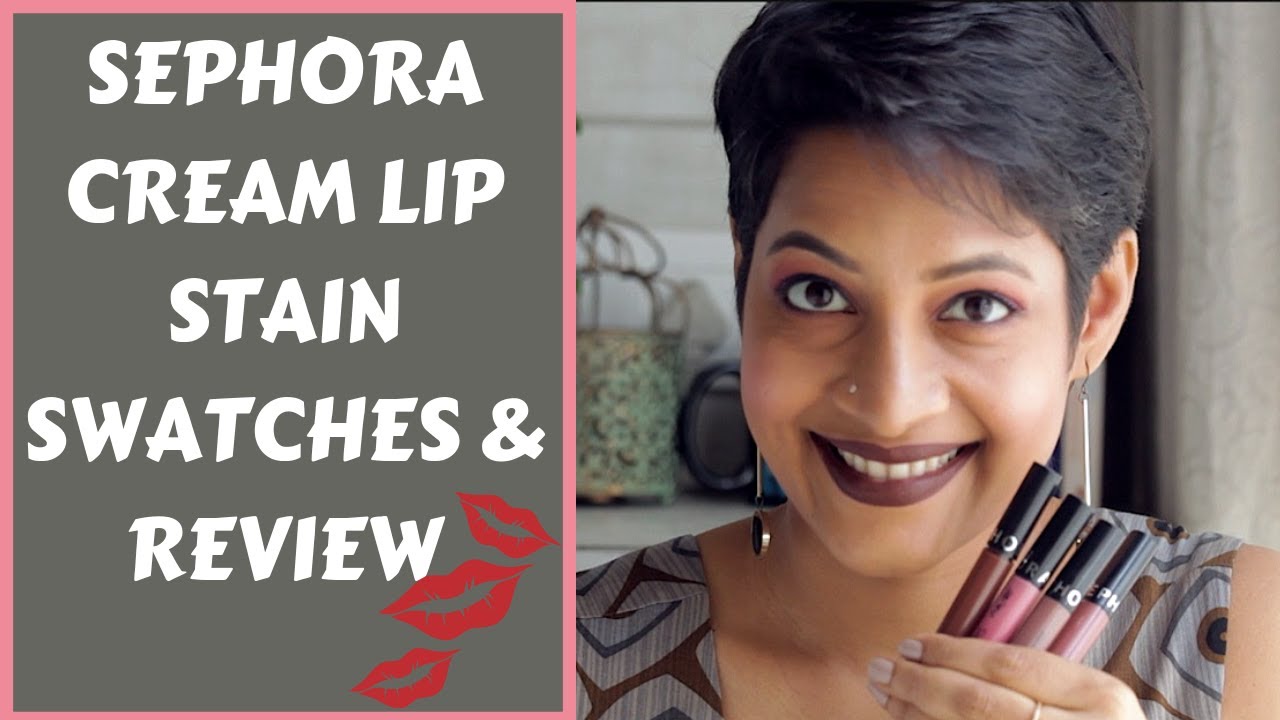 Sephora Cream Lip Stains Liquid Lipstick |JoyGeeks|