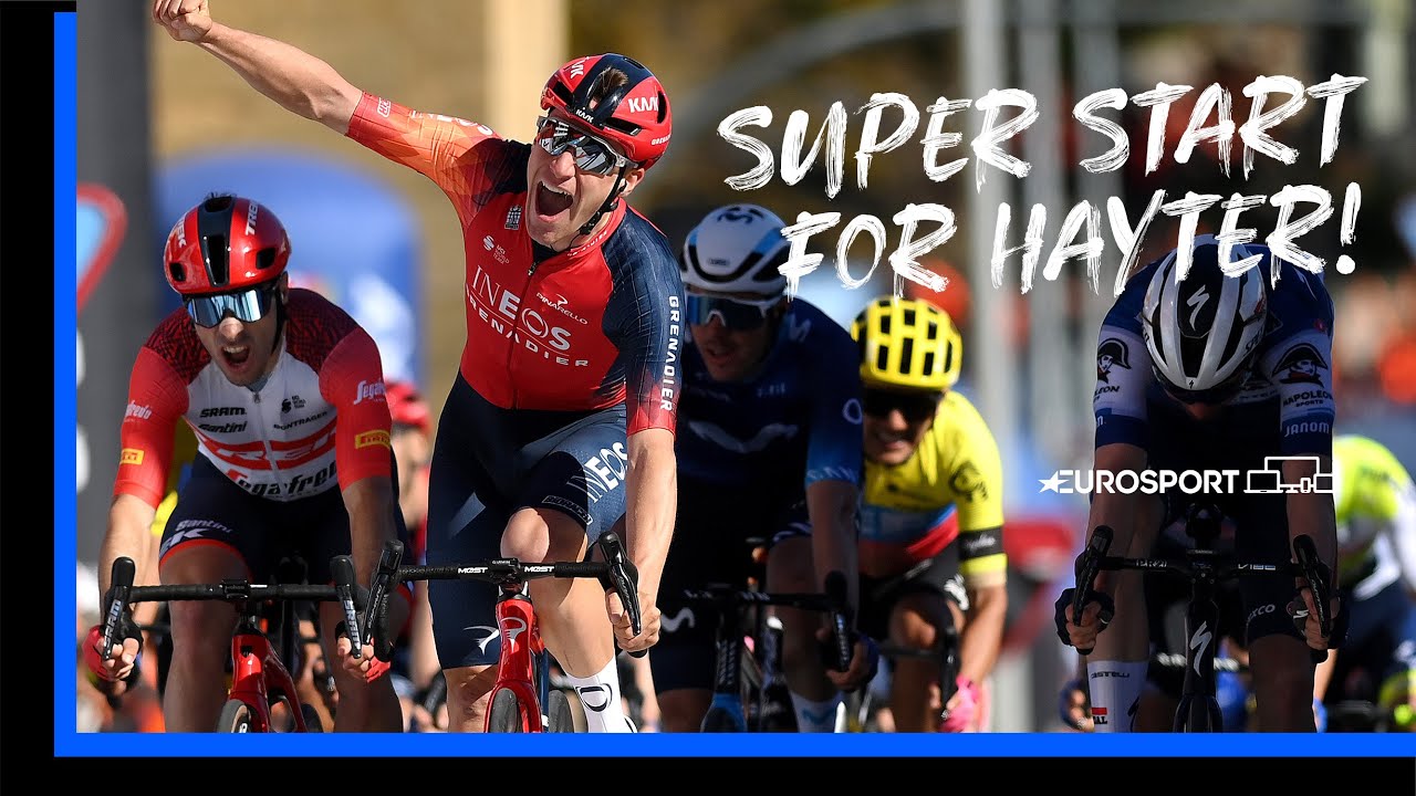 Hayter of Ineos Grenadiers Claims Race Lead With Stage 1 Win at Itzulia Basque Country | Eurosport
