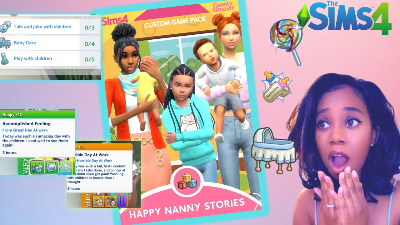 FINALLY! AN ACTIVE NANNY CAREER! SIMS 4 MODS