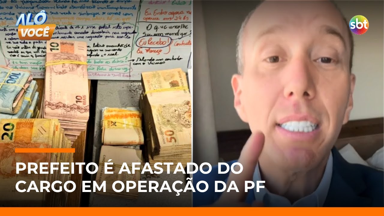 Rodrigo Manga, prefeito de Sorocaba (SP), &eacute; afastado do cargo em opera&ccedil;&atilde;o da PF | #AloVoce