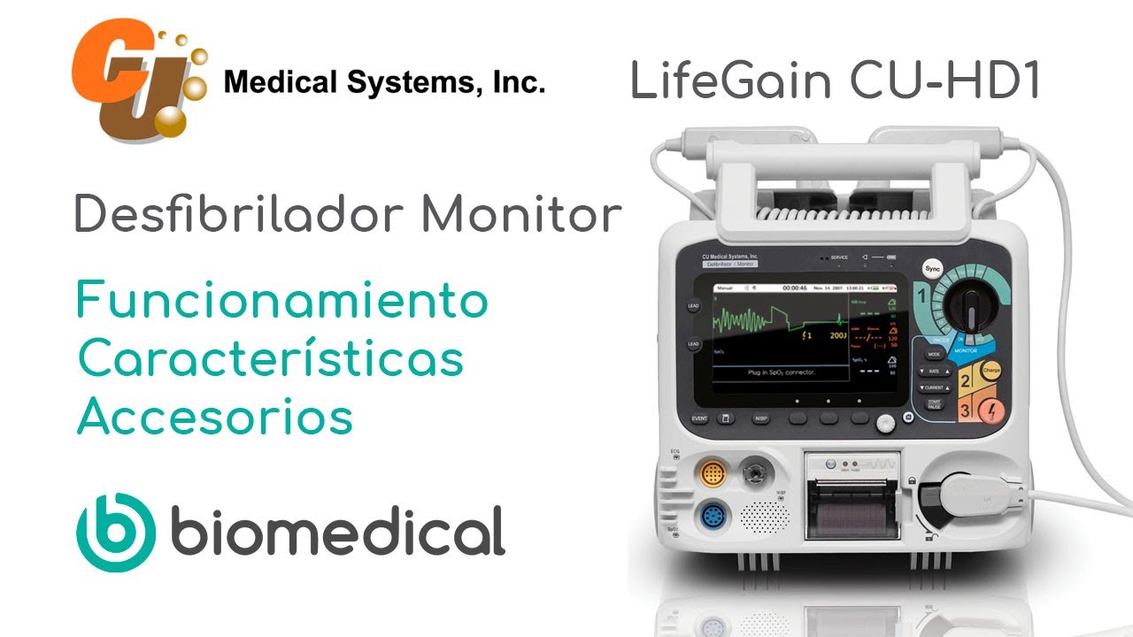Desfibrilador Monitor LifeGain CU-HD1 de CU Medical | Características | Funcionamiento rápido