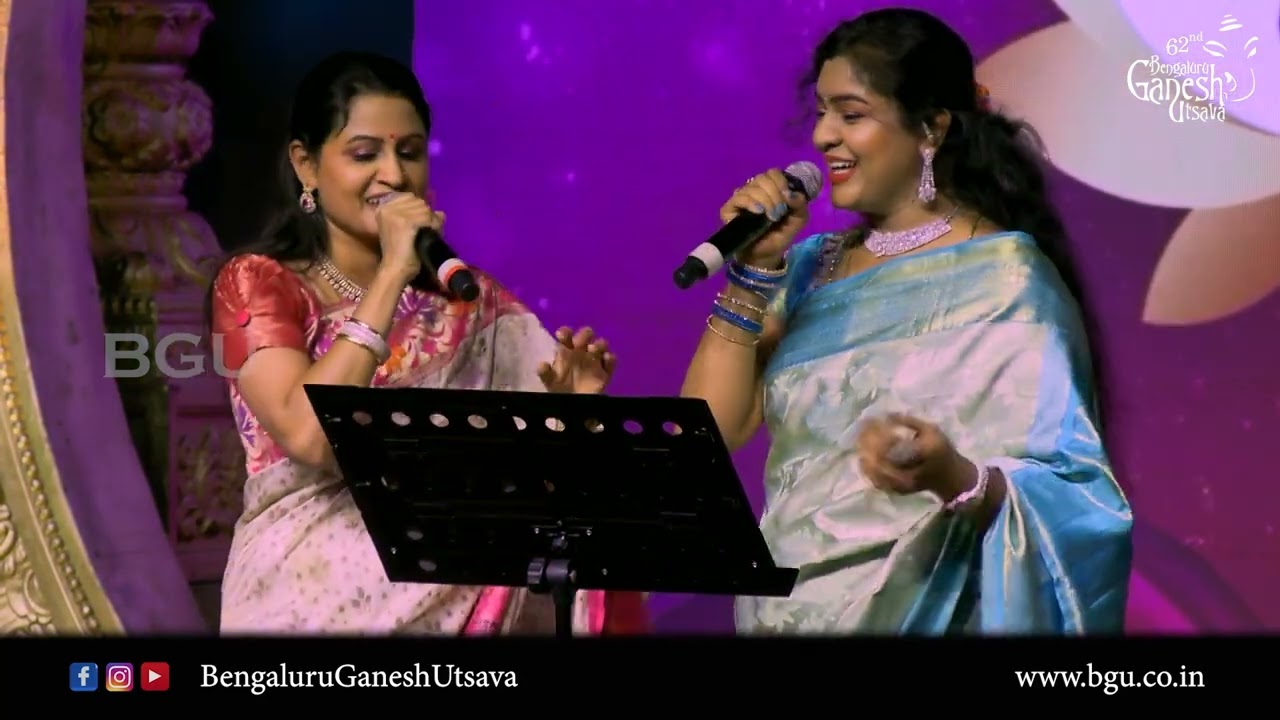 BHAKTHI SANGEETA CONCERT LIVE | Day 1 -  FULL CONCERT | 62nd Bengaluru Ganesh Utsava 2024