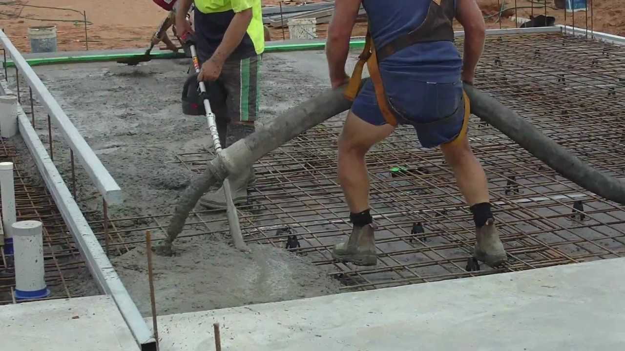 transcrete trailer concrete pump