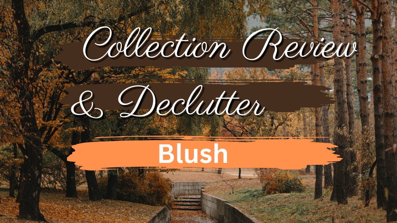 Collection , Review & Declutter series BLUSH #makeup  #makeupdeclutter #projectpan