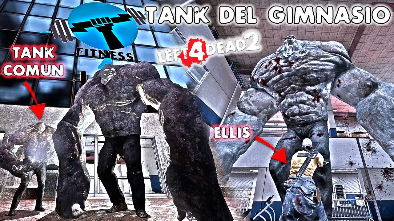 El Enorme TANK Del Gimnasio Es Real!! | Curiosidades Custom LEFT 4 DEAD 2