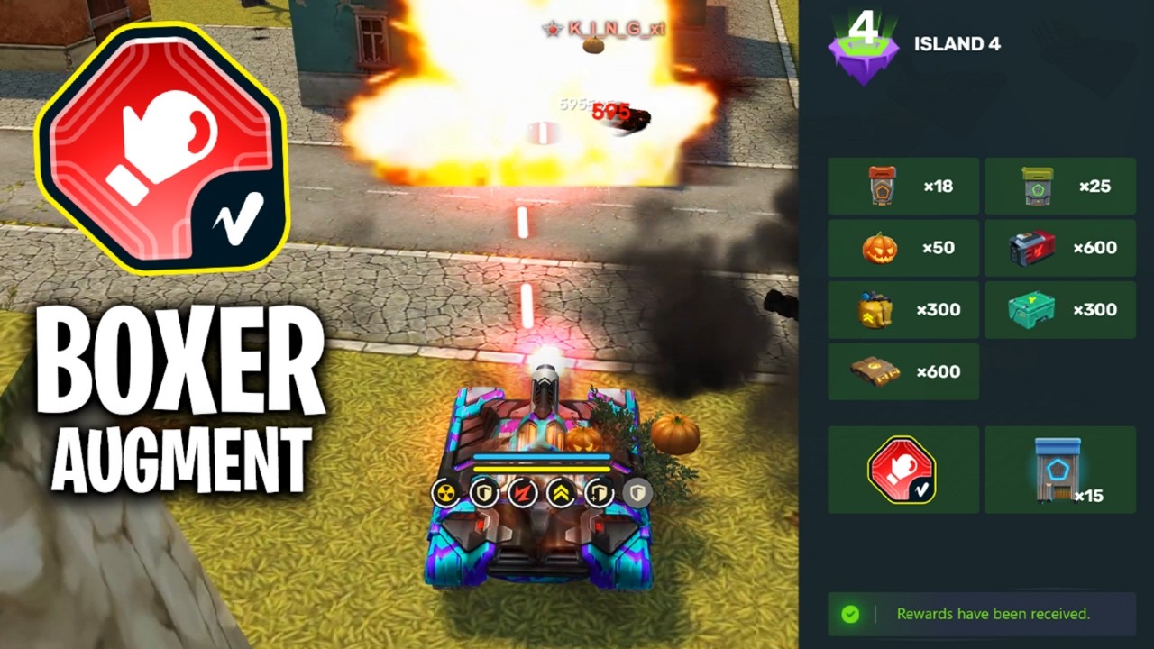 Tanki Online - НОВОЕ улучшение Ricochet Boxer | Мини-игра &laquo;Сладость или гадость&raquo;!