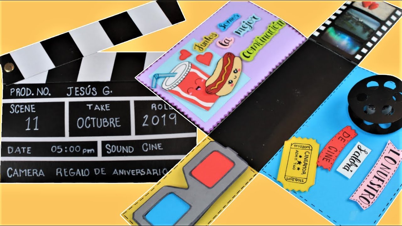 REGALO DE ANIVERSARIO | CLAQUETA DE CINE |  IVONNE E IVETTE