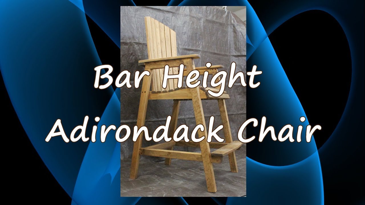 Bar Height Adirondack Chair