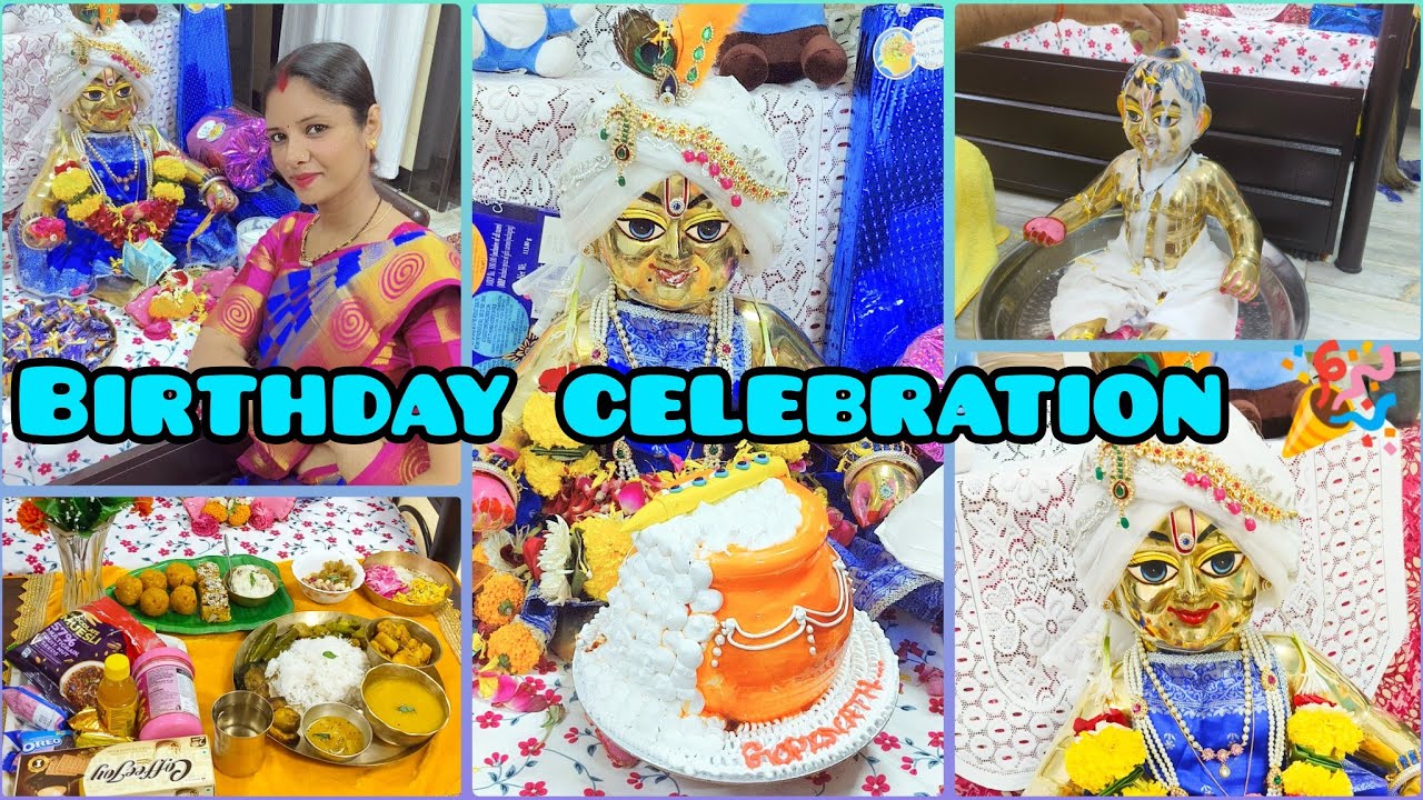 golu ka birthday celebration 🎉 bohot maza aaya 🥳 #makhanchorgopinath