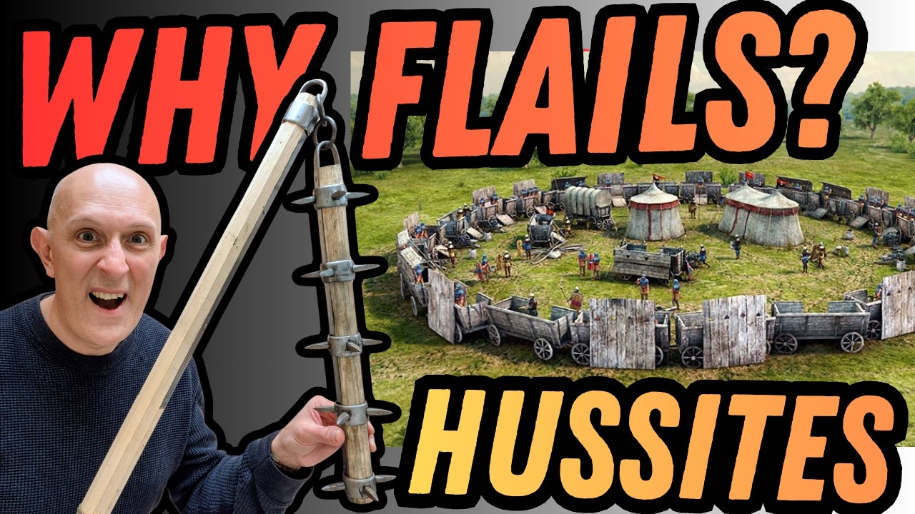 Why were FLAILS so EFFECTIVE in HUSSITE ARMIES?