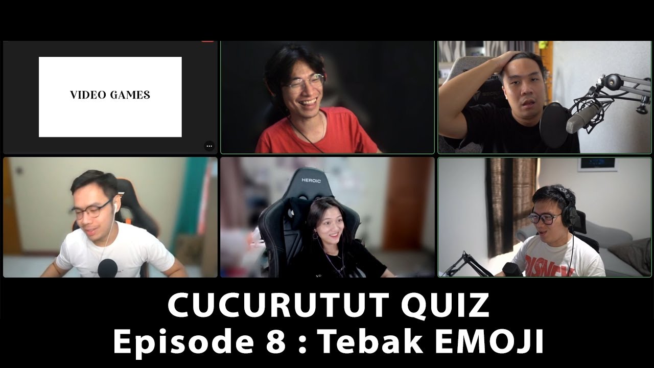TEBAK VIDEO GAME DAN MOVIE DARI EMOJI - Cucurutut Quiz #8