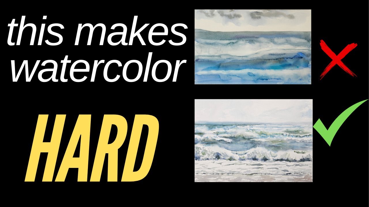 90 % of beginning watercolor artists make this mistake - how to set you up for success!