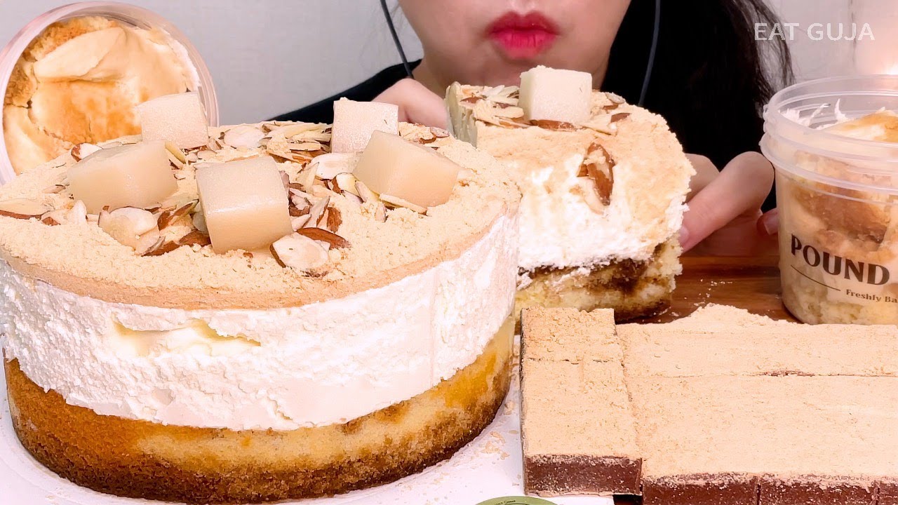 🎂인절미 티라미수 케이크 초콜릿 디저트 먹방 리얼사운드 Injeolmi CAKE Chocolate Dessert Mukbang Asmr