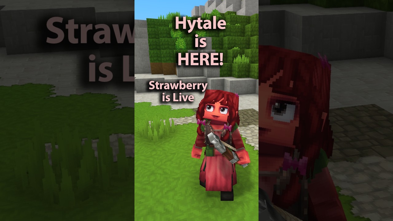 Lesson learned: Check the timezone.  Showing off my Hytale Strawberry Mod