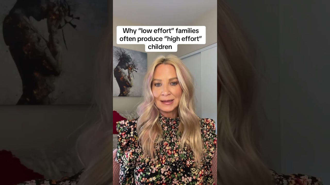 How low effort families tend to produce high effort children